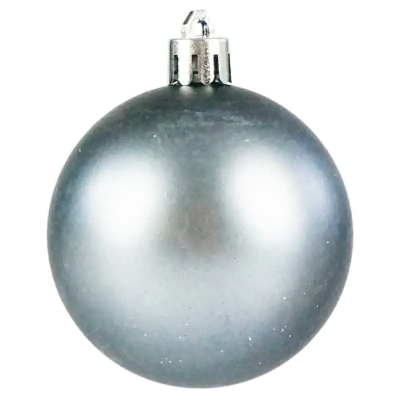 Matowa bombka choinkowa o średnicy 6 cm. Prosta i elegancka ozdoba w stonowanym kolorze, wyposażona w praktyczną nitkę do zawieszenia na drzewku świątecznym.