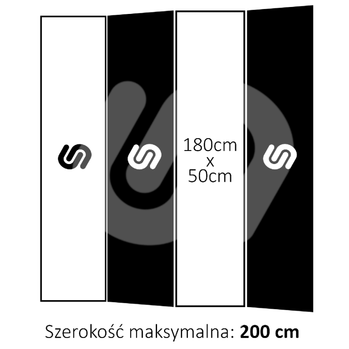 Parawan dekoracyjny rattanowy wiklinowy kremowy pokojowy 200 cm Parawan pokojowy - ogrodowy - na balkon - balkonowy - drewniany - osłona na balkon - rattanowy - wiklinowy - składany 4-skrzydłowy 4-panelowy