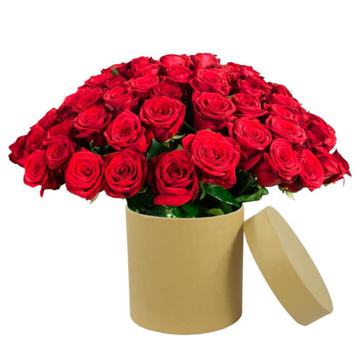 Flowerbox pudełko na kwiaty 12 cm kraft