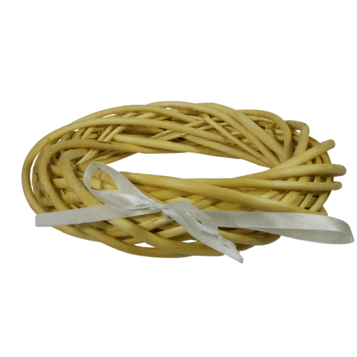 Wianek wiklinowy 25 cm naturalny