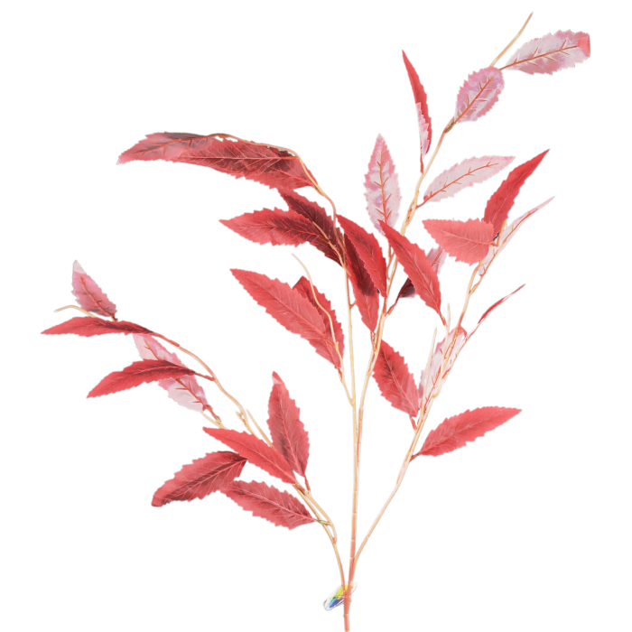 Gałązka czerwone liście 110 cm