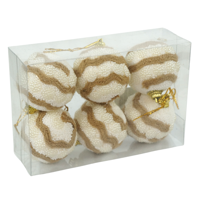 bombki choinkowe, bombki świąteczne, ozdoby choinkowe, zawieszki świąteczne, dekoracje bożonarodzeniowe, bombki 5 cm, komplet bombek, nietłukące bombki, bombki białe, ozdoby na choinkę.