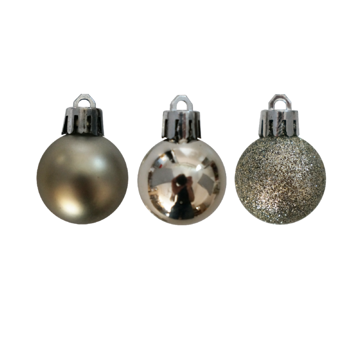 Bombki szampańskie 3 cm 24 szt.