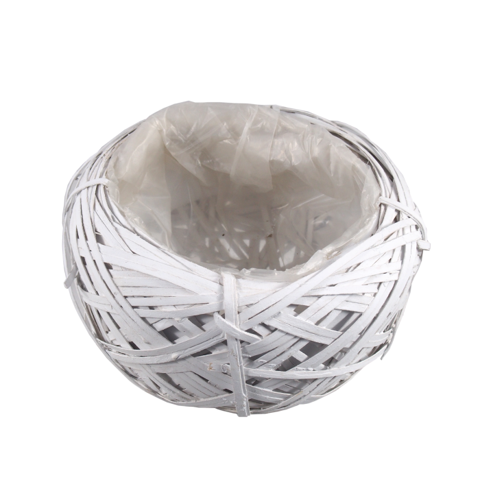wiklinowa osłonka na doniczkę - na kwiaty