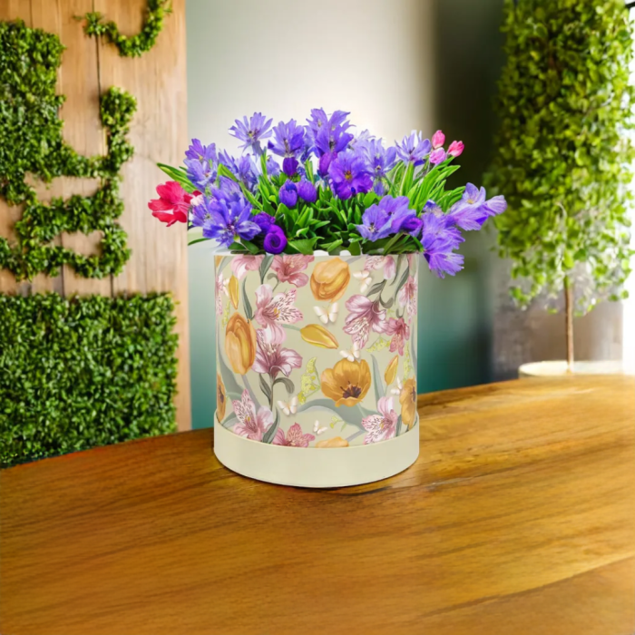 Kwiatowe flowerboxy 3 szt.
Komplet flower boxów pudełka prezentowe w kwiaty Dzień Matki urodziny