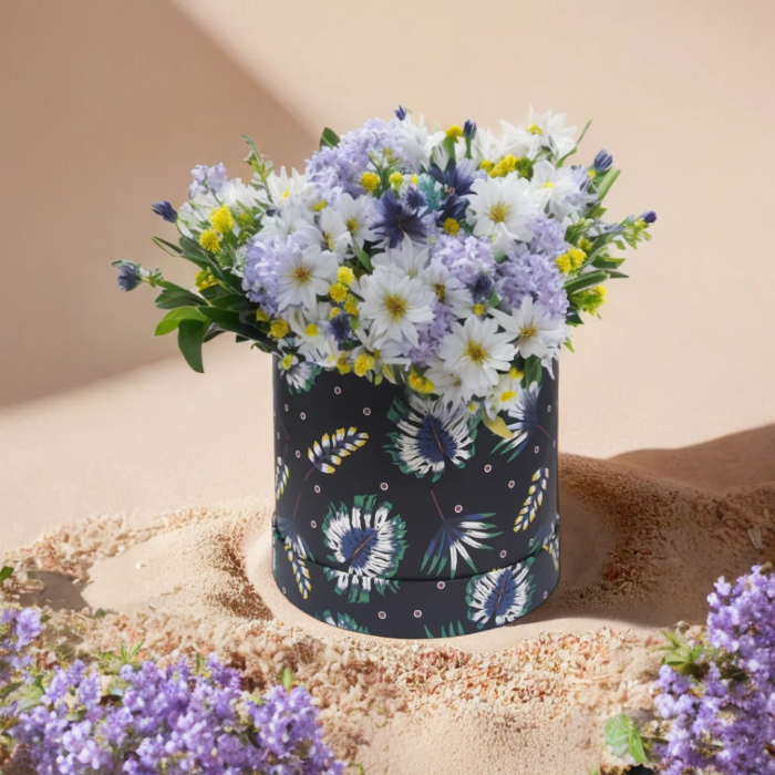 Komplet flowerboxów 3 szt.
 flowerboxy zestaw 3 szt.
Komplet flower boxów pudełka prezentowe w kwiaty Dzień Matki urodziny