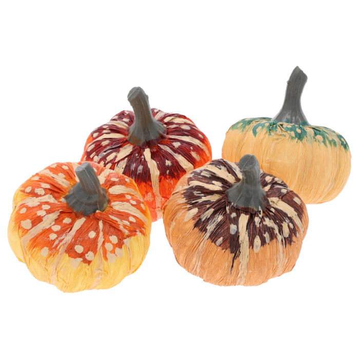 ozdobne dynie, mini dynie, dekoracje jesienne, stroiki z dyniami, ozdoby na Halloween, dekoracje na stół, jesienne kompozycje, mix kolorów