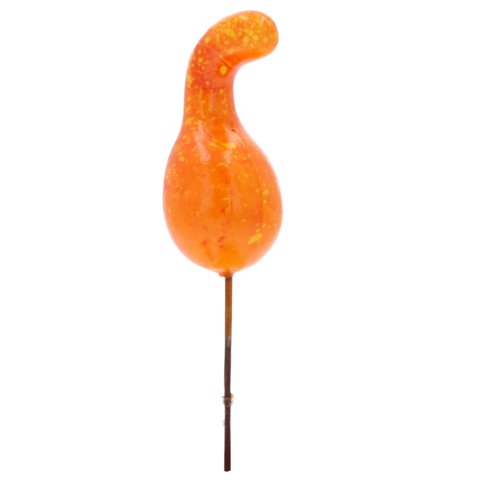Zestaw 6 sztuk pomarańczowych dyń ozdobnych o długości całkowitej 15 cm z łatwością urozmaici dekoracje na Halloween oraz jesienne stroiki na parapet, dodając im wyjątkowego klimatu, co zapewnia nasz sklep - hurtownia florystyczna, sklep z dekoracjami