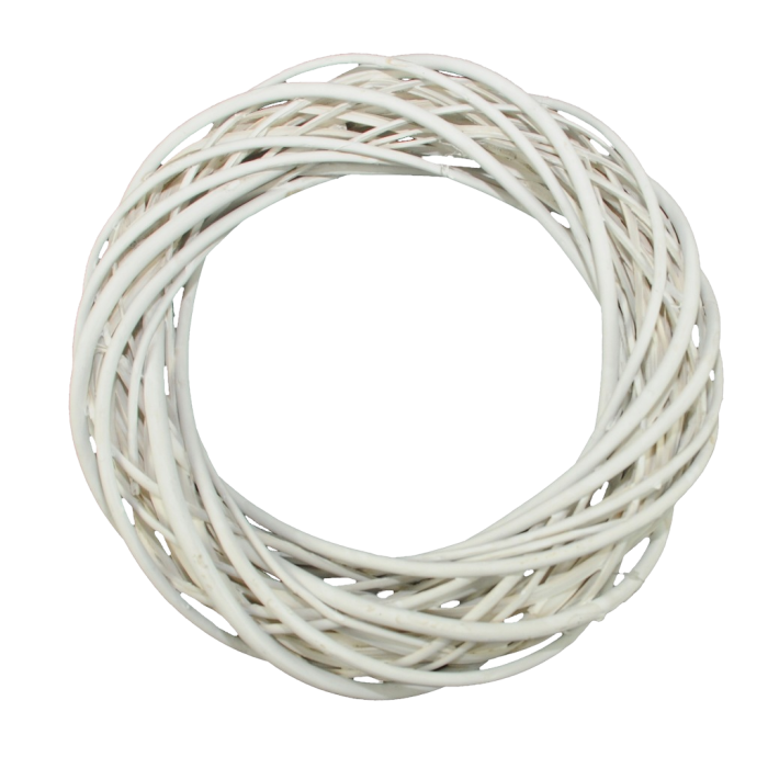 wianek wiklinowy 35 cm, wianek na drzwi, wianek dekoracyjny, biały wianek wiklinowy, ozdoba świąteczna, ozdoba weselna, wianek na cmentarz, wianek do kompozycji, naturalny wianek wiklinowy, wianek z wikliny