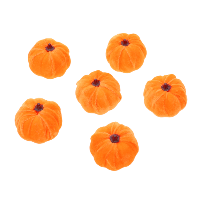 Niezwykle lekkie sztuczne dynie o wysokości 5 cm ze styropianu sprawdzą się idealnie jako wiszące ozdoby jesienne na Halloween lub kreatywne elementy projektów DIY, które zapewnia nasza hurtownia florystyczna, sklep z dekoracjami, cenione przez florystów
