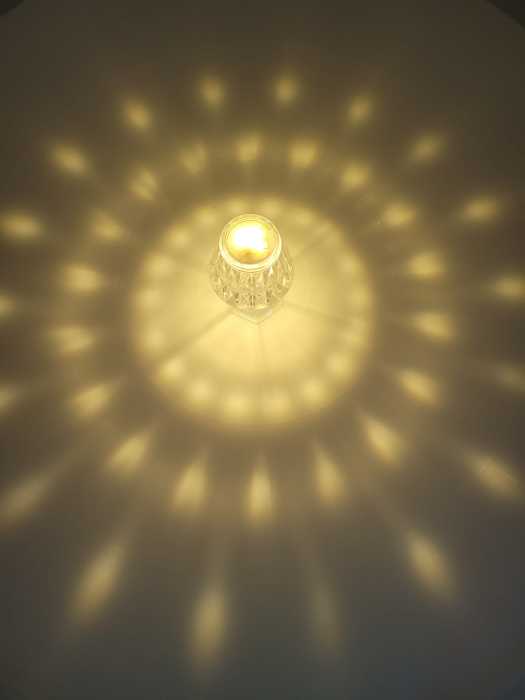 Przezroczysta lampka LED na baterie 12 cm dekoracja świąteczna lampion świecznik, lampka led, światełko