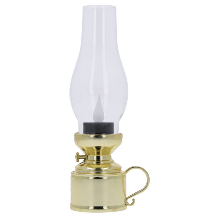 złota lampa naftowa LED 19 cm, lampa LED na baterie, dekoracja świąteczna, imitacja płomienia świecy, migające światło LED, elegancka lampa LED, dekoracja na stół, przenośna lampa naftowa, lampa LED na okno, lampa na prezent, dekoracja ogrodu lub balkonu