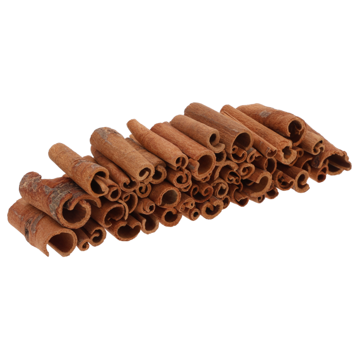 Naturalny cynamon dekoracyjny 5 cm 250g w formie gęsto ułożonego stosu lasek o intensywnym aromacie do stroików świątecznych.
