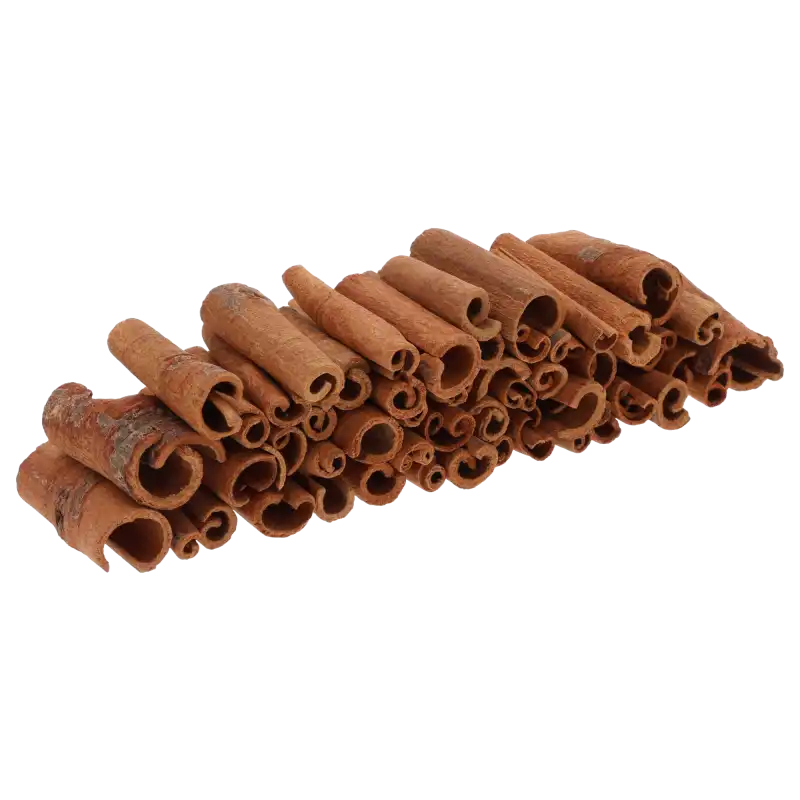 Naturalny cynamon dekoracyjny 5 cm 250g w formie gęsto ułożonego stosu lasek o intensywnym aromacie do stroików świątecznych.
