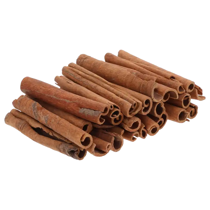 Naturalny cynamon dekoracyjny w laskach 10 cm o wadze 250g, ułożony w stos, gotowy do tworzenia świątecznych aranżacji wnętrz.