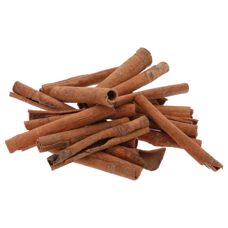 Laski cynamonu dekoracyjnego 10 cm ułożone w luźną kompozycję, prezentujące naturalną strukturę kory drzewa.