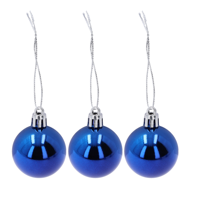 bombki choinkowe, niebieskie bombki, błyszczące bombki, ozdoby świąteczne, choinka, nietłukące bombki, dekoracje na choinkę, zestaw bombek, świąteczne ozdoby, bombki 4 cm.