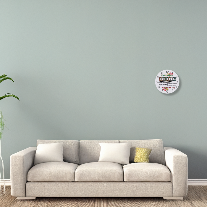 zegar dla dziadka, prezent na Dzień Dziadka, zegar ścienny 30 cm, personalizowany zegar, upominek dla dziadka