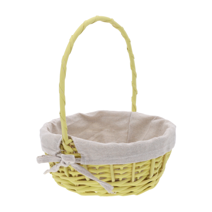 koszyk wielkanocny, kosz na święconkę, koszyk wiklinowy, dekoracje wielkanocne, ozdoby świąteczne, kosz z materiałem, wielkanocne stroiki, rustykalne ozdoby, koszyk na pisanki, świąteczne dekoracje