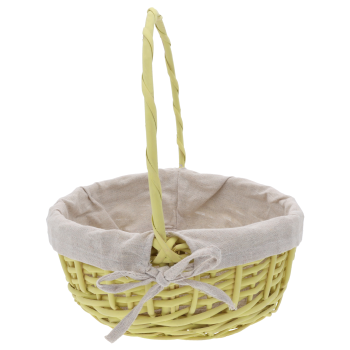 kosz wielkanocny, koszyk na święconkę, dekoracje wielkanocne, wiklinowy kosz, ozdoby świąteczne, koszyk na pisanki, kosz z materiałem, wielkanocne stroiki, rustykalne dekoracje, kosz prezentowy