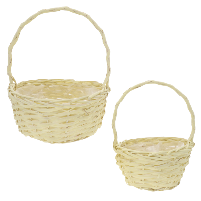 kosze wiklinowe, kosze wielkanocne, żółte kosze, wiosenne dekoracje, kosze prezentowe, kosze na święconkę, przechowywanie, kosz na kwiaty, kosz na owoce, wiklinowe akcenty