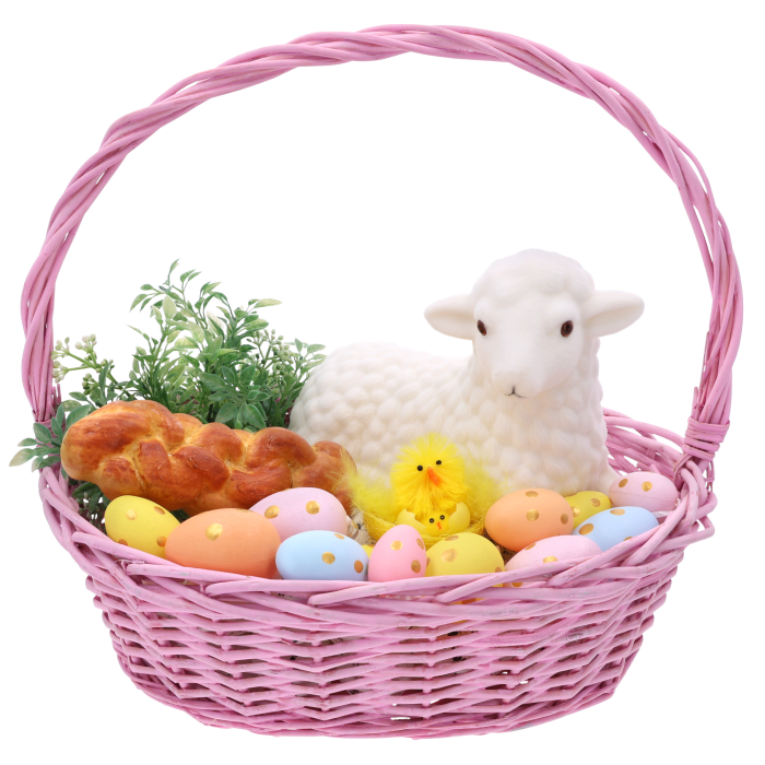 kosz wiklinowy, kosz na święconkę, kosz wielkanocny, kosz owalny, kosz różowy, kosz prezentowy, kosz na owoce, kosz kwiatowy, osłonka na rośliny, kosz dekoracyjny