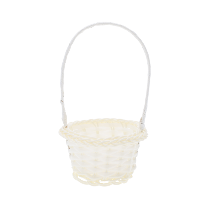 Plastikowy koszyk ⌀ 11 cm, koszyk na święconkę, koszyk wielkanocny, koszyk dla dzieci, Pepco, Homla, Jysk.