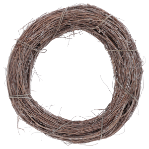 Rustykalny wianek o średnicy 35 cm wykonany z naturalnych gałązek. Doskonała baza do tworzenia własnych aranżacji dekoracyjnych.