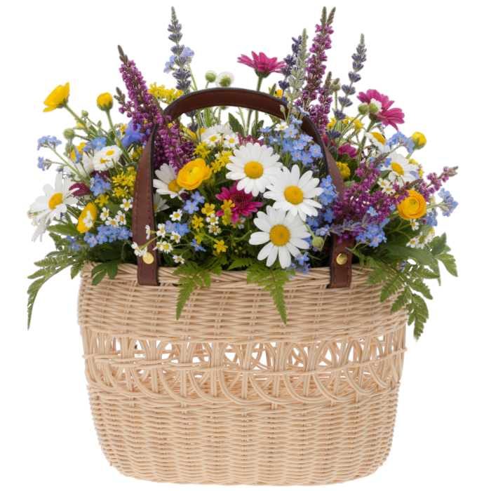Kosz dekoracyjny z uszami ze skóry (wys. 31 cm), kosz z tworzywa z ekoskórą. Estetyczna osłonka na doniczkę o wymiarach 21x25 cm, stylowy organizer (głębokość 15 cm).
