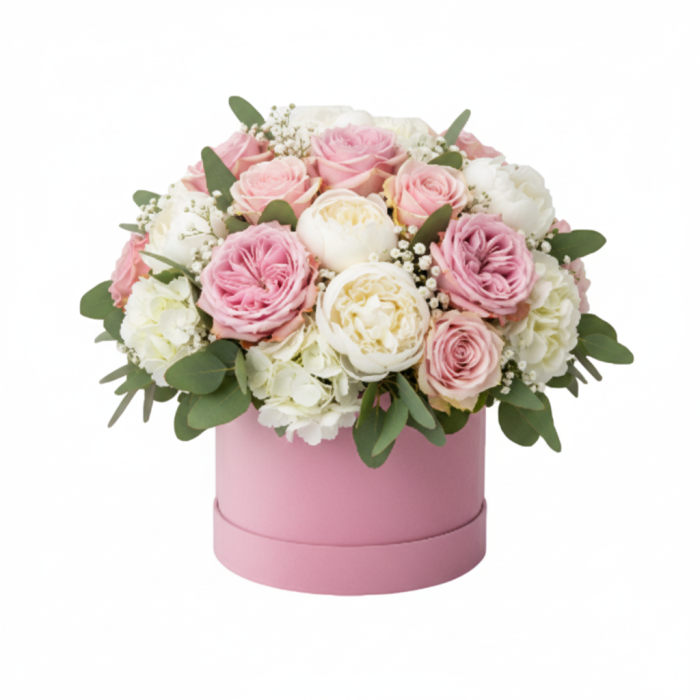 Różowe welurowe flower boxy 3 szt., różowe pudełka prezentowe, flowerboxy z pokrywką, pudełka prezentowe z pokrywką, opakowania na prezent, flower box, flowerbox, różowe pudełko, aksamitne pudełko, aksamitne pudełka