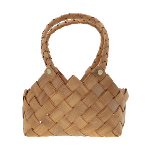 Torba dekoracyjna S o wysokości 26 cm wykonana z naturalnych surowców, widoczna w pełnym formacie na białym tle.