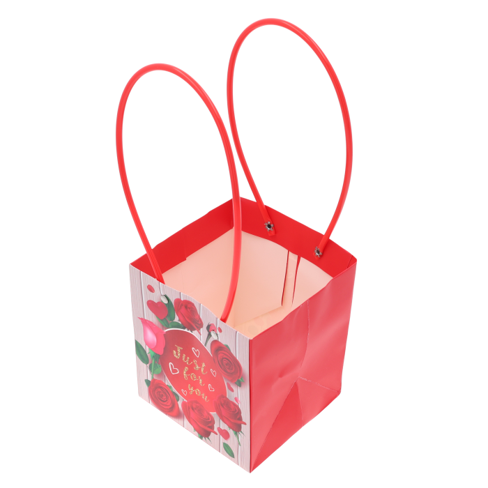 Torebka kwiatowa na bukiet to efektowna forma pakowania kwiatów. Papierowa torebka florystyczna z rączką nadaje kompozycjom elegancji i jest idealna do sprzedaży kwiatów w kwiaciarni oraz jako opakowanie prezentowe.
