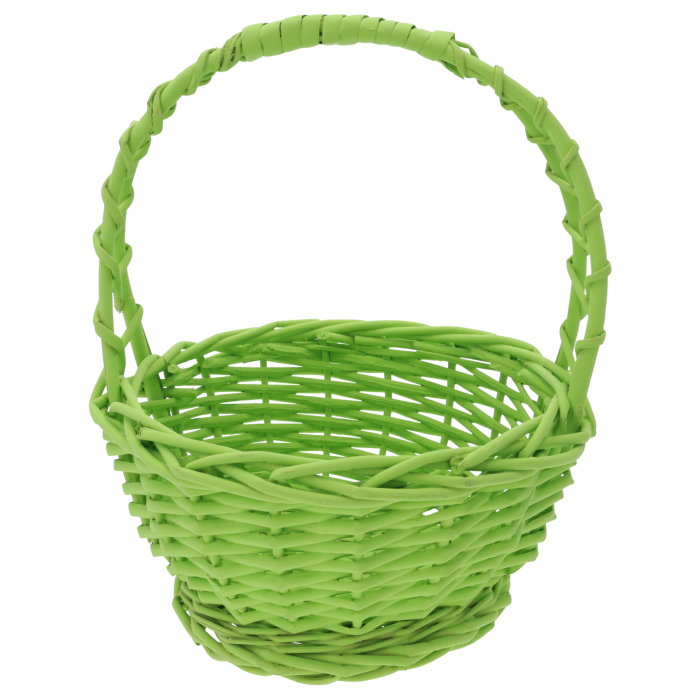 kosz prezentowy i kwiatowy 32 cm z wikliny, naturalny materiał, pojemny kosz do aranżacji florystycznych, dekoracja domu, biura i sklepu, kosz na upominki, kwiaty i rośliny doniczkowe
