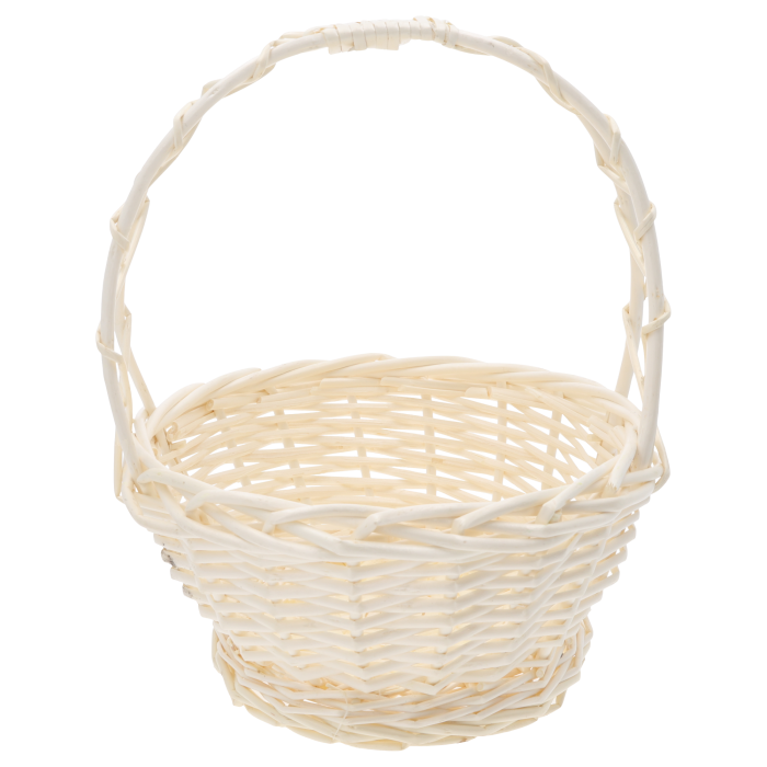 pojemny kosz naturalny 32 cm wiklinowy, kosz dekoracyjny i prezentowy, baza pod kwiaty, rośliny i upominki, lekki i stabilny, estetyczny element aranżacji wnętrz, praktyczny dodatek do domu i biura