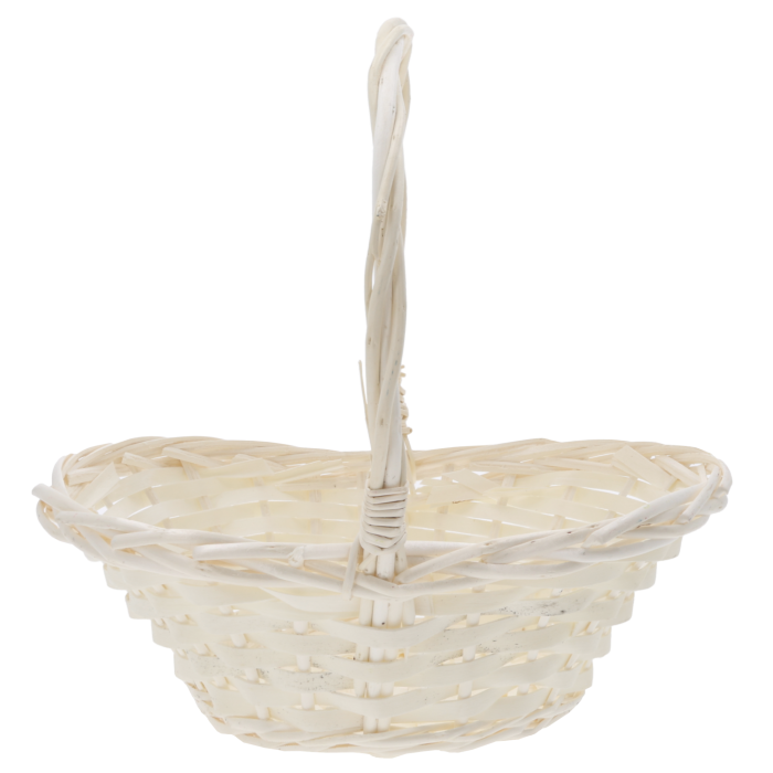 Naturalny kosz wiklinowy 28x21x27 cm idealny na Wielkanoc, kompozycje kwiatowe, owoce i dekoracje stołu. Doskonały dla florystów, dekoratorów, kwiaciarni i sklepów z dekoracjami. Możliwość zakupów hurtowych dla firm, hoteli i branży eventowej.