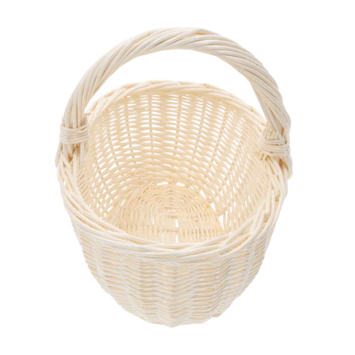 Naturalny kosz wiklinowy owalny 21x19x25 cm świetny do stroików, roślin doniczkowych i zestawów prezentowych. Polecany dla florystów, dekoratorów wnętrz, restauracji i hoteli. Dostępny również w sprzedaży hurtowej dla biznesu.