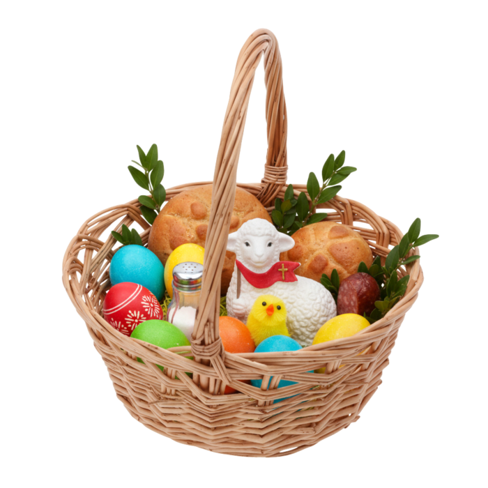 Kosz wiklinowy okrągły 25 cm świetnie sprawdzi się jako koszyk wielkanocny, kosz upominkowy lub element kompozycji florystycznych. Naturalne wykończenie i praktyczny kształt ułatwiają aranżację.