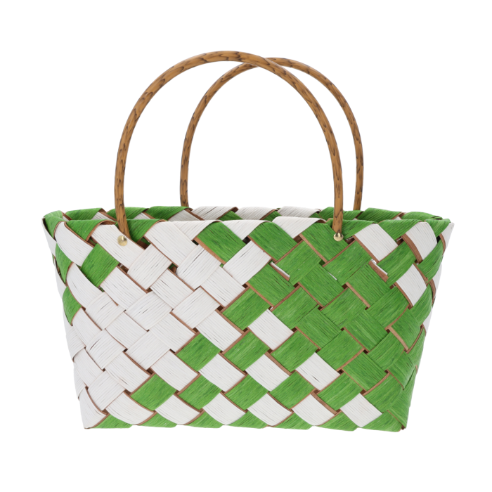 Torba dekoracyjna 35x15x33 cm to naturalna osłonka idealna do roślin doniczkowych, ziół i kompozycji florystycznych. Lekka, estetyczna i wyposażona w wygodne uszy. Doskonała jako dekoracja wnętrz i torebka prezentowa.