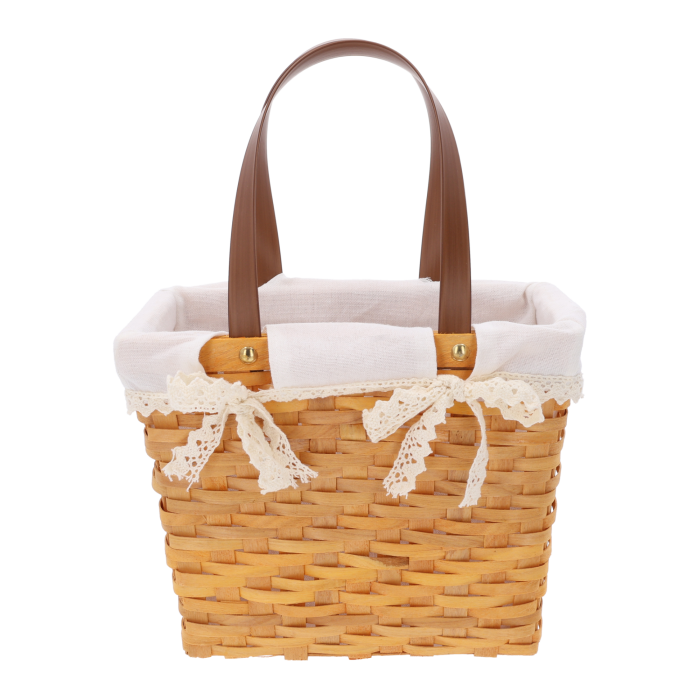 Kosz z materiałem M 39x27x15 cm to naturalny i praktyczny kosz idealny do przechowywania, dekoracji i codziennego użytku. Wyjmowany materiał ułatwia czyszczenie, a lekka konstrukcja zapewnia wygodę. Świetny do salonu, sypialni, łazienki i na wyjazdy.