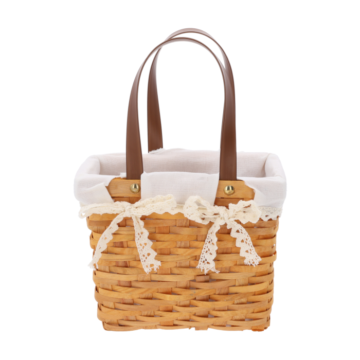Kosz z materiałem S 35x23x11 cm to naturalny i kompaktowy kosz idealny do przechowywania, dekoracji i codziennego użytku. Wyjmowany materiał ułatwia czyszczenie, a lekka konstrukcja zapewnia wygodę. Świetny do salonu, sypialni, łazienki i na wyjazdy.
