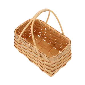 Wnętrze pojemnej torby dekoracyjnej 23x15x24 cm z widocznym splotem dna, idealne do aranżacji roślinnych lub prezentów.