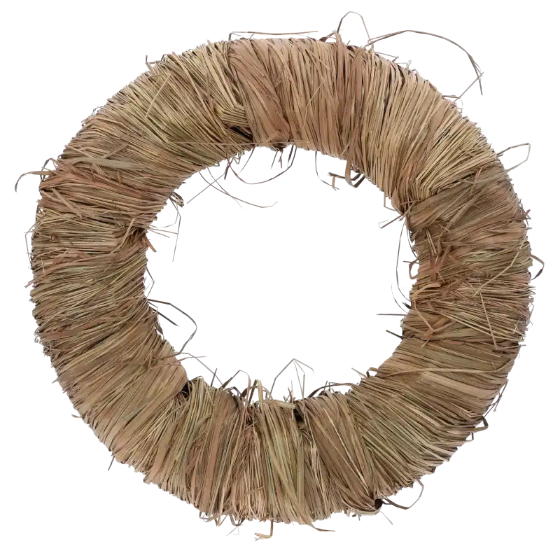 Naturalny wianek 50 cm z gęsto splecionych gałązek to idealna baza do stroików i dekoracji. Masywny podkład florystyczny o średnicy 50 cm i grubości 15 cm.
