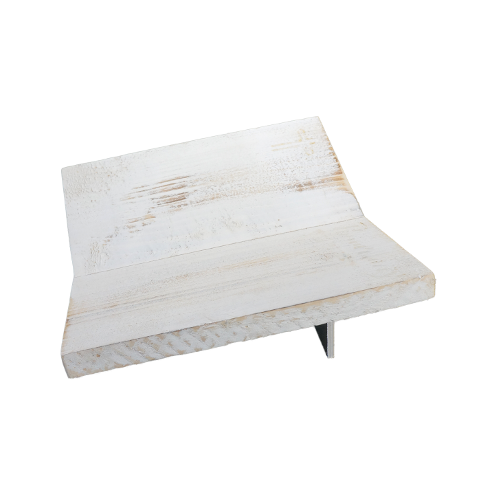 Statuetka nagrobna księga drewniana 32x30 cm biała, stabilna baza w kształcie otwartej książki pod kompozycje kwiatowe. Elegancki podkład pod stroiki nagrobne z kwiatów żywych i sztucznych, hurtownia florystyczna, sklep z dekoracjami.