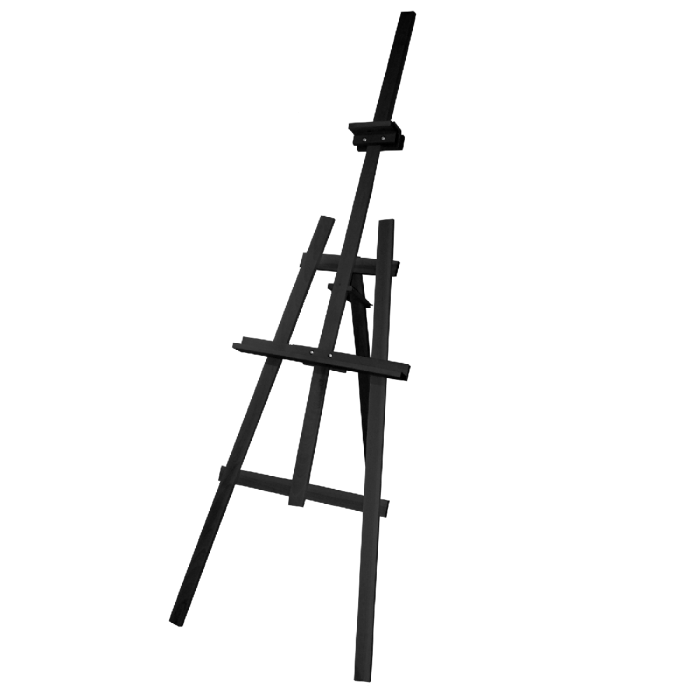 Sztaluga trójnożna czarna 170 cm jako stojak na tablicę powitalną Trend Deco.