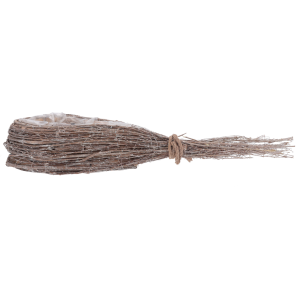 Drewniana osłonka z patyków w kształcie serca 60 cm Trend Deco w ujęciu bocznym
