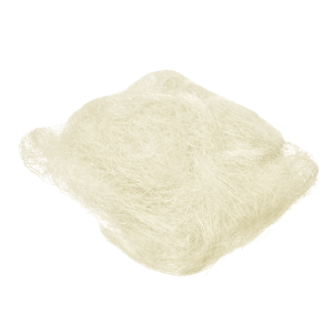 Jasny sizal dekoracyjny Trend Deco uformowany na białym tle.